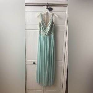 David’s Bridal Floor Length Bridesmaid Dress